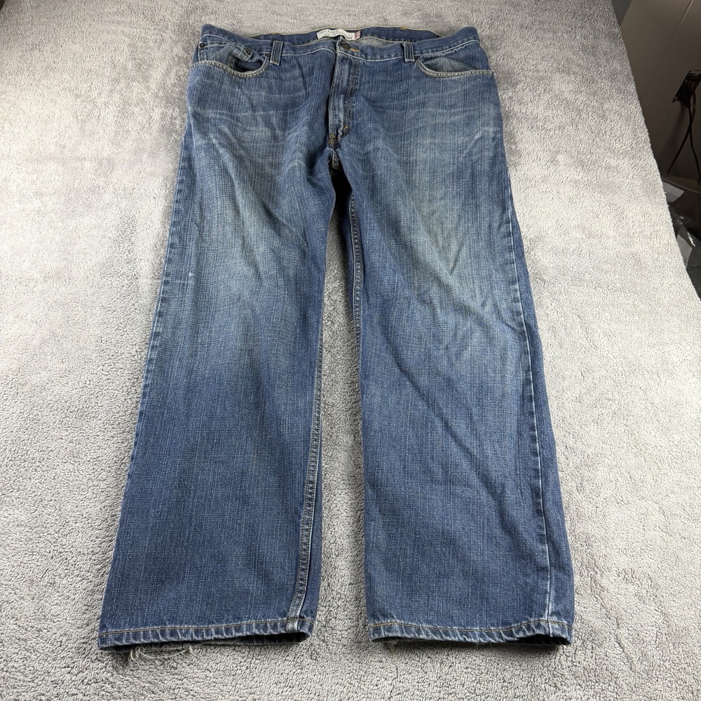 Levis 559 Relaxed Straight Fit Jeans Mens 42x30 Blue Medium Wash Mid Rise